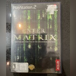 PS2 ENTER THE MATRIX Game